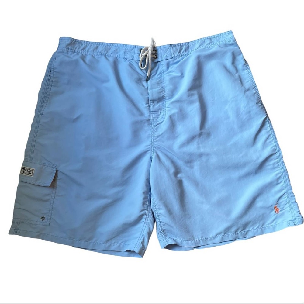 Polo Ralph Lauren Light‎ Blue Swim Trunks XXL